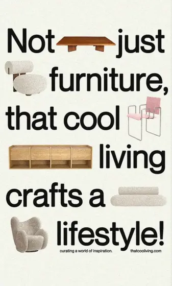 Typographic furniture-cutout manifesto