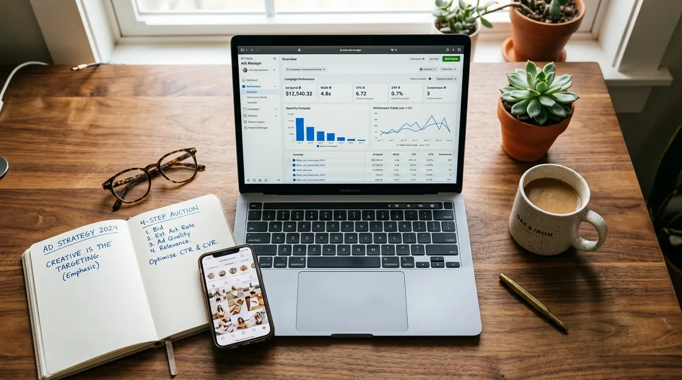 How the Meta Ads Algorithm Actually Works in 2026 (The 4-Step Auction)