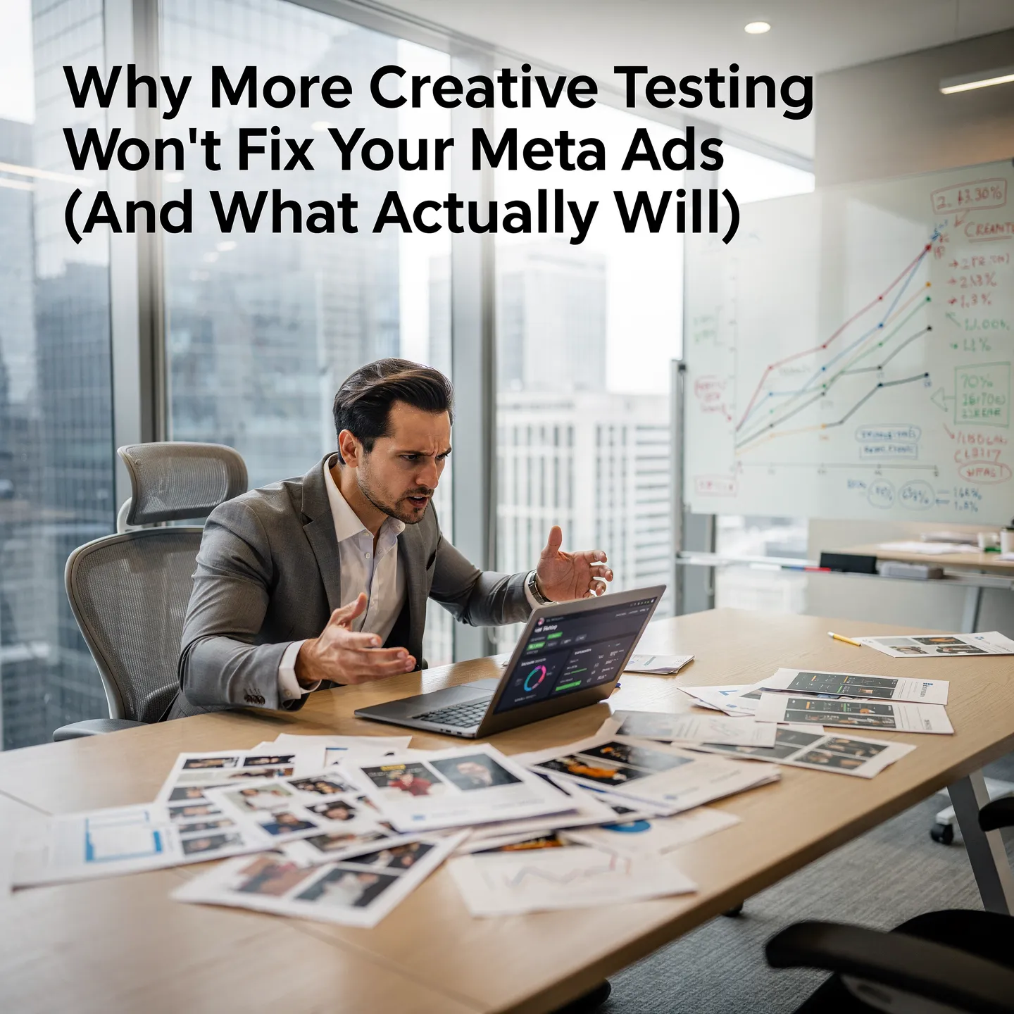 Why More Creative Testing Won't Fix Your Meta Ads (And What Actually Will)