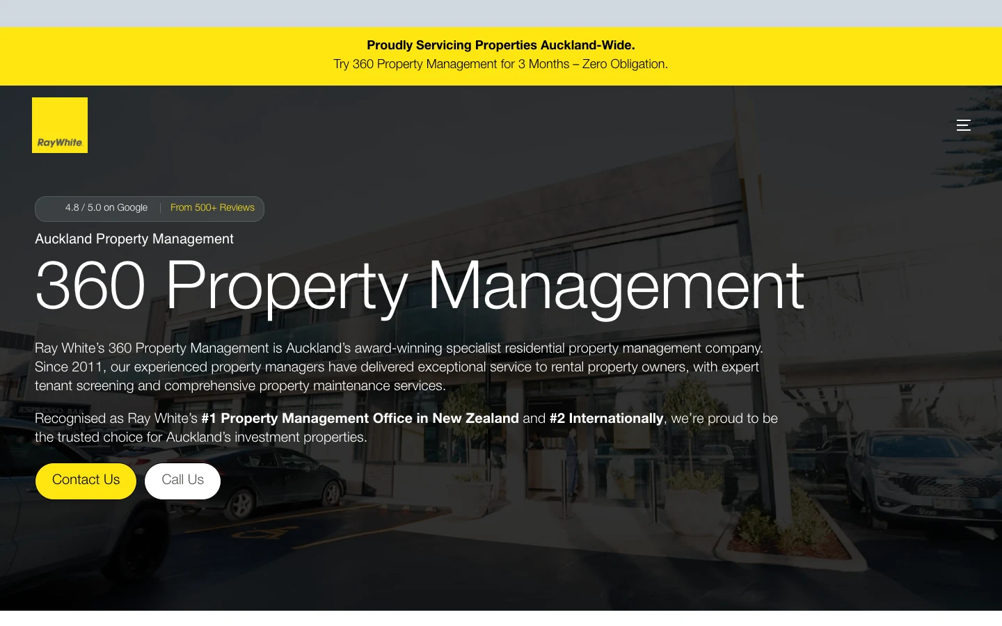 An SEO-optimised rebuild that replaced an outdated template for 360 Property Management case study
