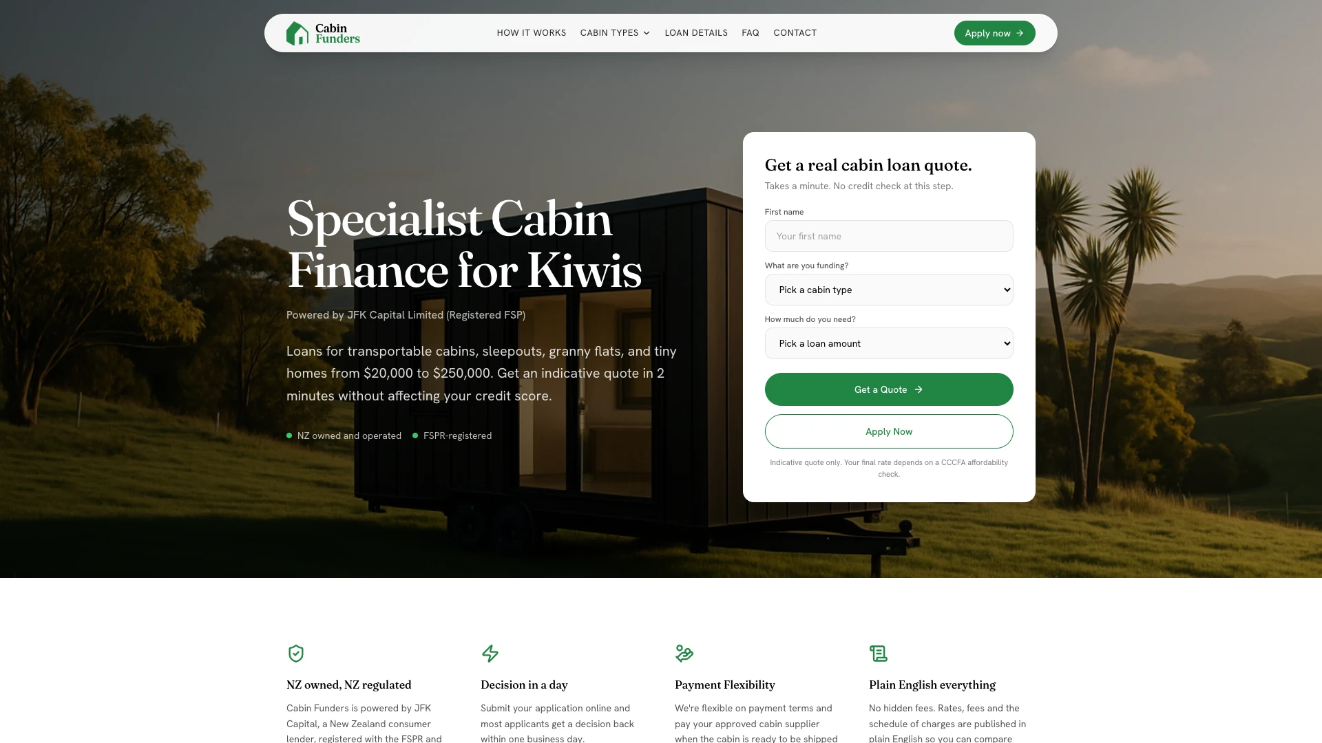Cabin Funders case study