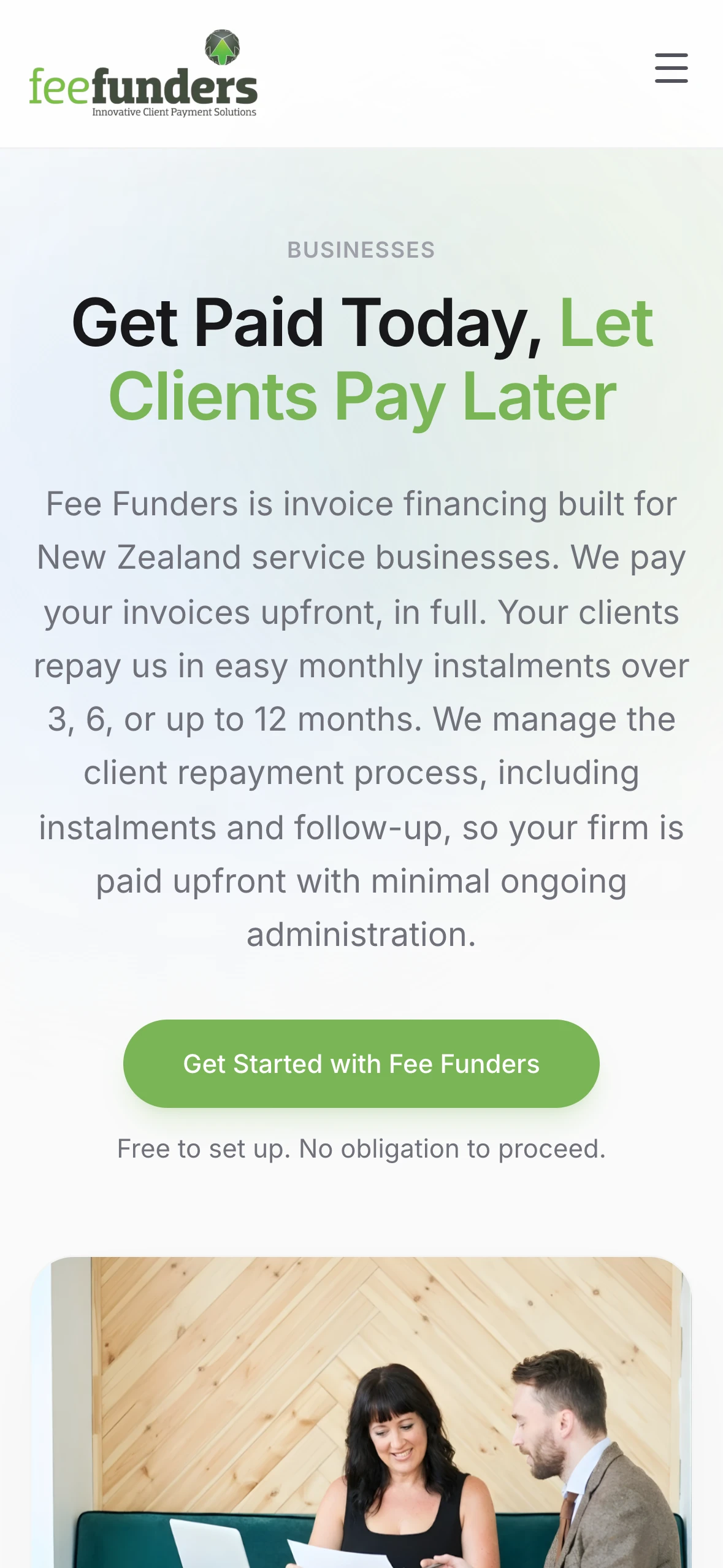Fee Funders mobile screenshot 2