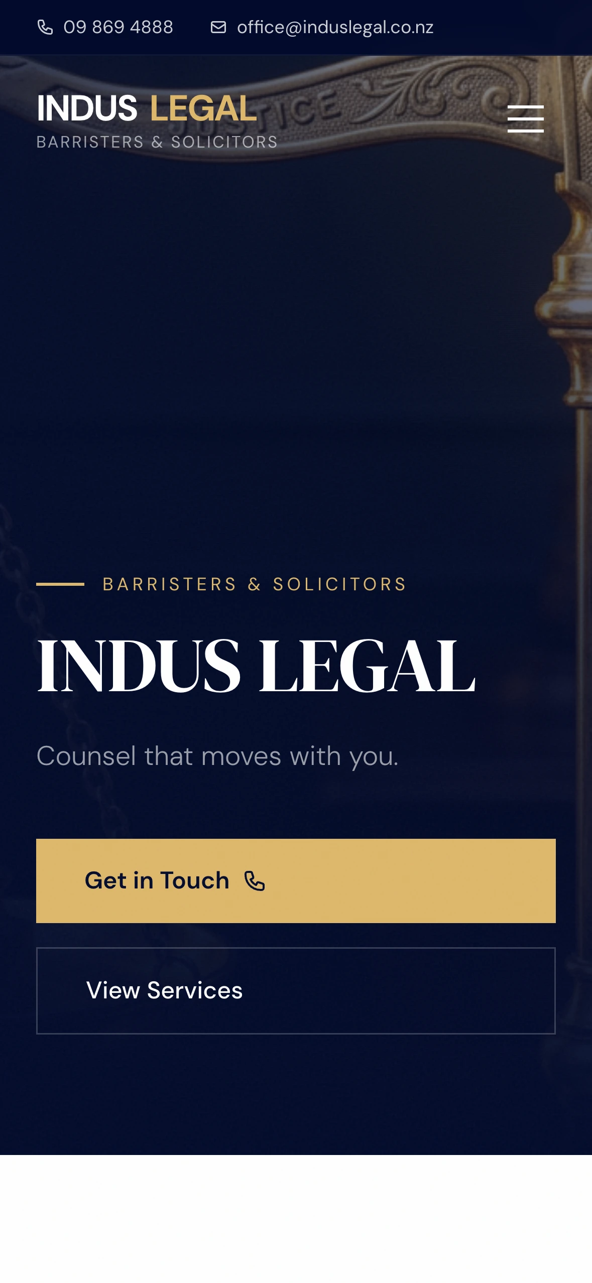 Indus Legal mobile screenshot 2