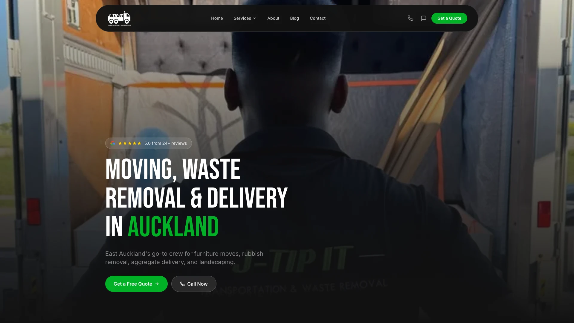 J Tip It website screenshot