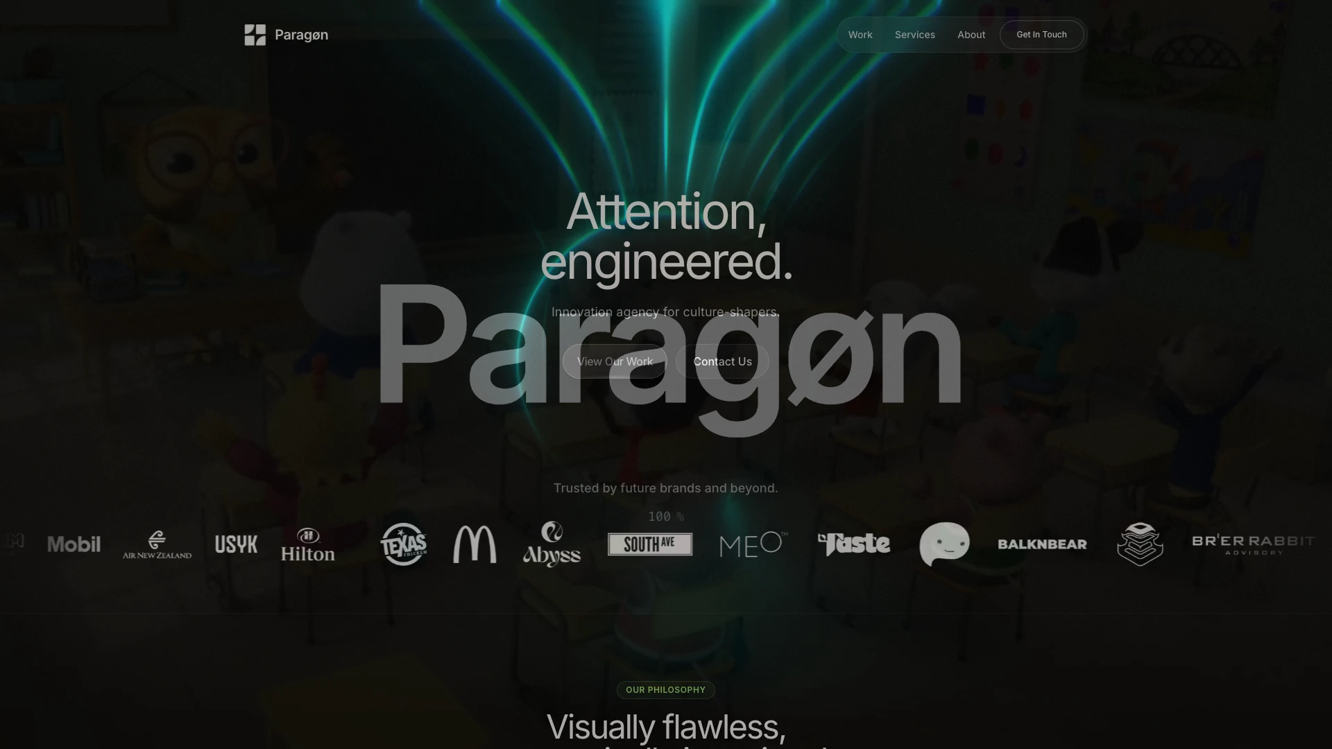 Paragøn website screenshot