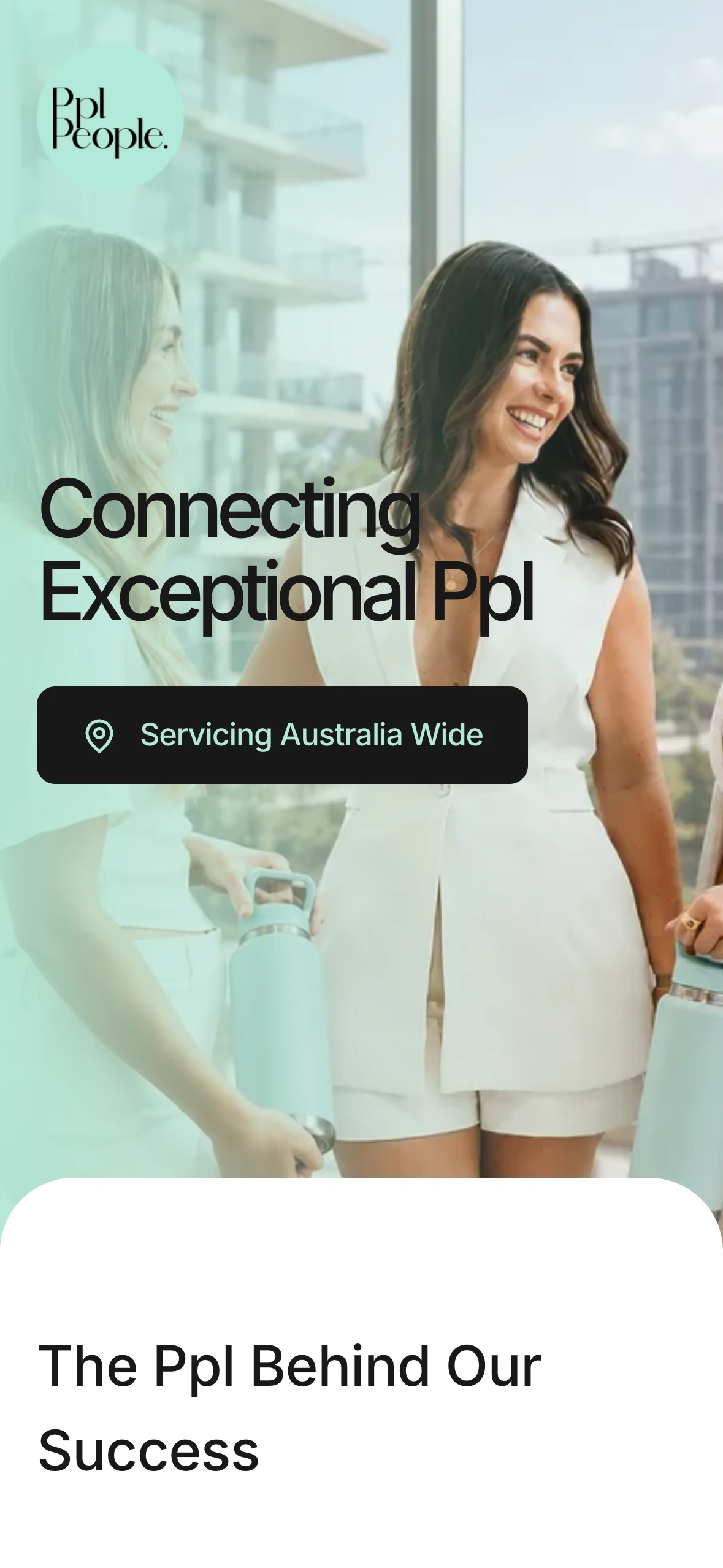 A responsive recruitment website for Ppl People mobile screenshot 2