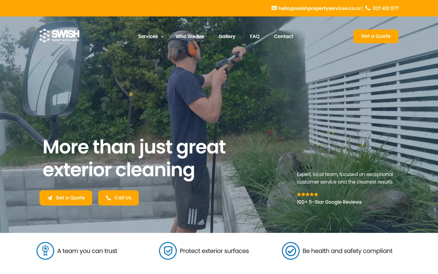 Swish Property Services: a site that matches their reviews