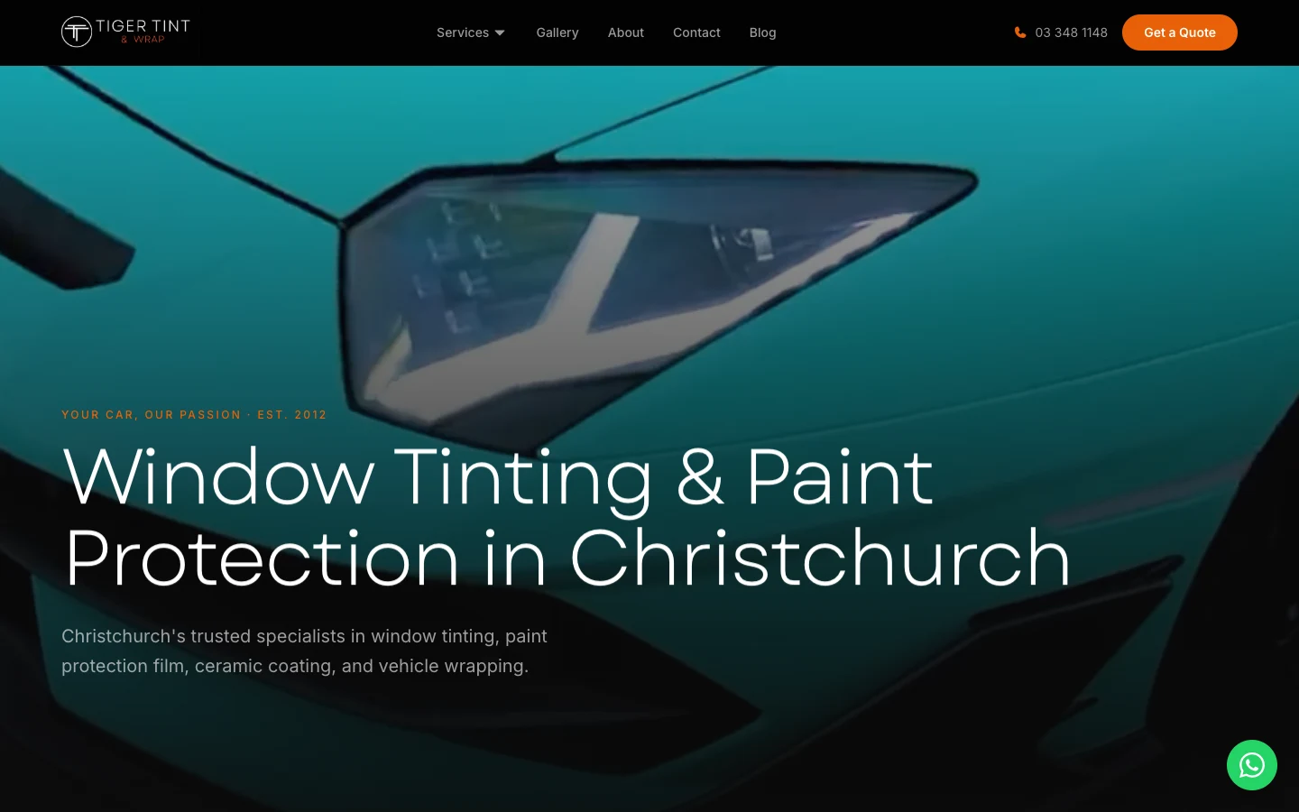 Tiger Tint & Wrap: 56% more leads from the same traffic case study