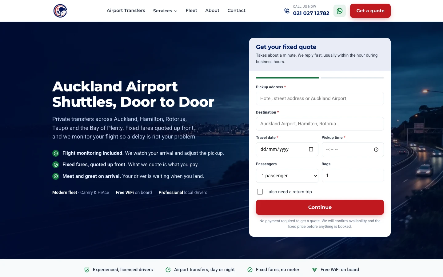 Trekway Shuttle: 28% of ad visitors now request a quote case study